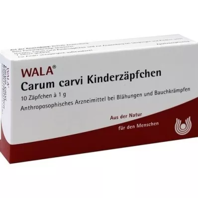 CARUM CARVI Supositorios para niños, 10X1 g
