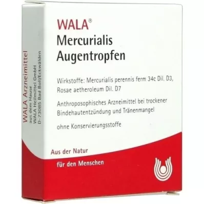 MERCURIALIS GOTAS PARA LOS OJOS, 5X0,5 ml