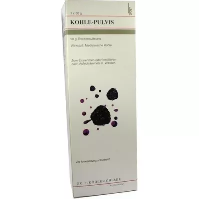 KOHLE pulvis sin sonda gástrica, 50 g