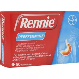 RENNIE Tabletas masticables, 60 piezas