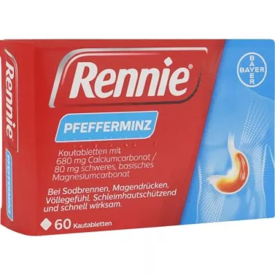 RENNIE Tabletas masticables, 60 piezas