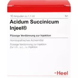 ACIDUM SUCCINICUM INJEEL Ampollas, 10 piezas