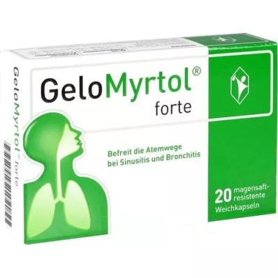 GELOMYRTOL Cápsulas blandas gastrorresistentes Forte, 20 piezas