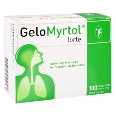 GELOMYRTOL Forte cápsulas blandas gastrorresistentes, 100 piezas