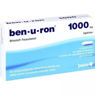 BEN-U-RON 1.000 mg supositorios, 10 piezas