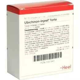 UBICHINON Ampollas Injeel Forte, 10 piezas