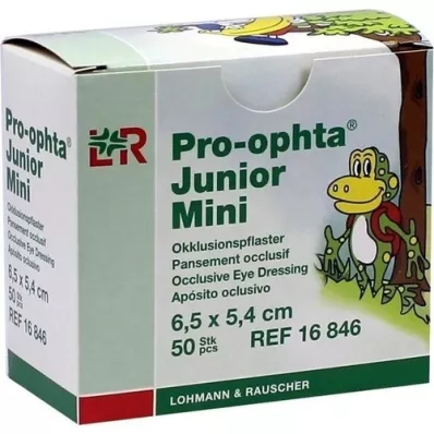 PRO-OPHTA Mini apósito de oclusión Junior, 50 unidades