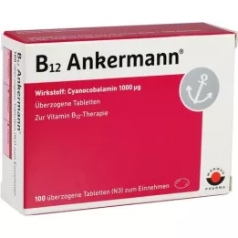 Tabletas recubiertas de B12 ANKERMANN , 100 piezas