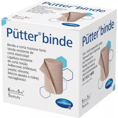 PÜTTER Vendaje 6 cm x 5 m, 1 pieza