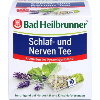 BAD HEILBRUNNER Pirámide de té para dormir y nervios B., 15X1,7 g BAD HEILBRUNNER Pirámide de té para dormir y nervios B., 15X1,7 g