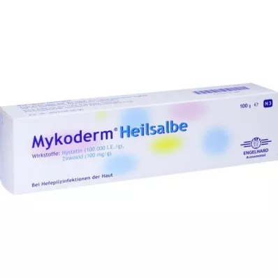 MYKODERM Ungüento curativo Nistatina y óxido de zinc, 100 g