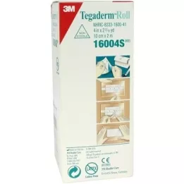 TEGADERM Yeso 3M rollo de 10 cm x 2 m 16004S, 1 ud