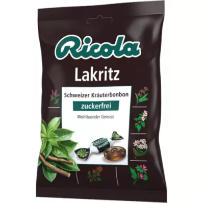 RICOLA o.Z.bolsa de caramelos de regaliz, 75 g
