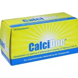 CALCIDOC Tabletas masticables, 120 piezas