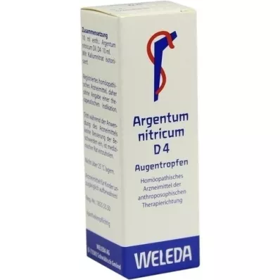 ARGENTUM NITRICUM D 4 colirios, 10 ml