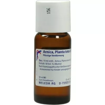 ARNICA PLANTA dilución total D 3, 50 ml ARNICA PLANTA dilución total D 3, 50 ml