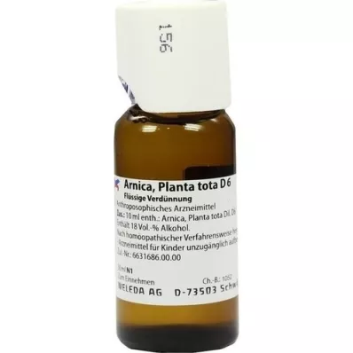 ARNICA PLANTA dilución total D 6, 50 ml ARNICA PLANTA dilución total D 6, 50 ml
