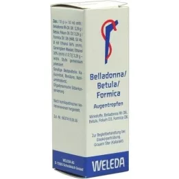 BELLADONNA/BETULA/FORMICA Gotas para los ojos, 10 ml