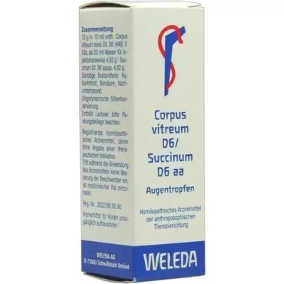 CORPUS VITREUM D 6/Succinum D 6 aa colirio, 10 ml