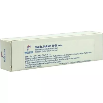 OXALIS FOLIUM 10% pomada, 25 g