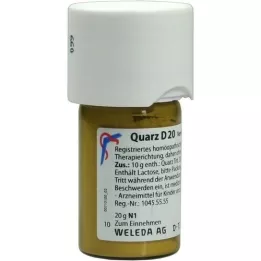 QUARZ Trituración D 20, 20 g