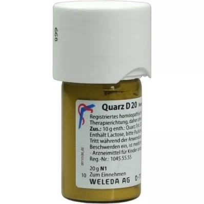 QUARZ Trituración D 20, 20 g