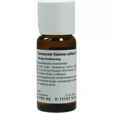 TARAXACUM STANNO dilución cultum D 3, 50 ml
