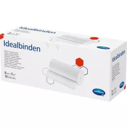 IDEALBINDE Hartmann 8 cm x 5 m, 10 piezas