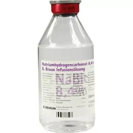 NATRIUMHYDROGENCARBONAT B.Braun 8,4% vidrio, 250 ml