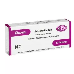 DORM Tabletas, 20 piezas