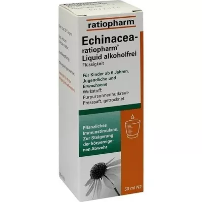 ECHINACEA-RATIOPHARM Líquido sin alcohol, 50 ml