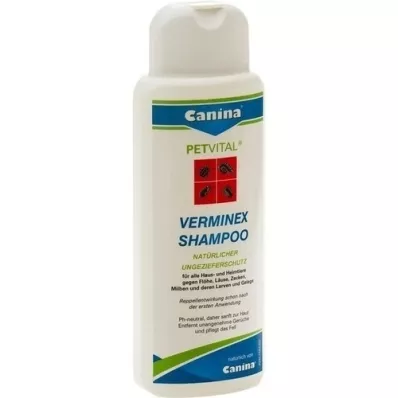 PETVITAL Verminex Champú veterinario, 250 ml