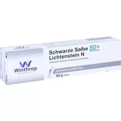 SCHWARZE SALBE 50% N de Liechtenstein, 40 g