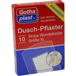 GOTHAPLAST Yeso para ducha XL 48x70 mm, 10 unidades
