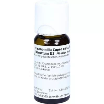 CHAMOMILLA CUPRO Culta Radix D 2 Dilución, 50 ml