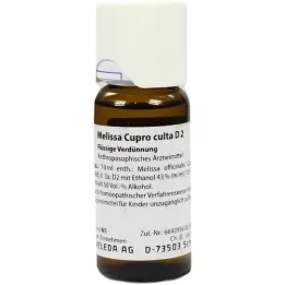 MELISSA CUPRO dilución culta D 2, 50 ml