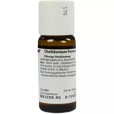 CHELIDONIUM FERRO dilución cultum D 3, 50 ml