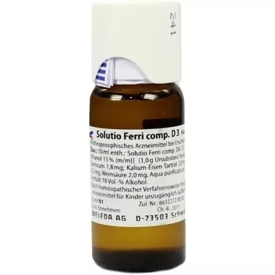 SOLUTIO FERRI dilución comp.D 3, 50 ml