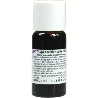 THUJA OCCIDENTALIS 20% tintura externa, 50 ml