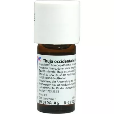 THUJA OCCIDENTALIS Dilución D 6, 20 ml