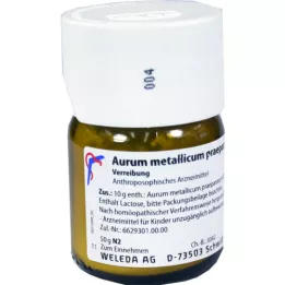 AURUM METALLICUM PRAEPARATUM Trituración D 6, 50 g
