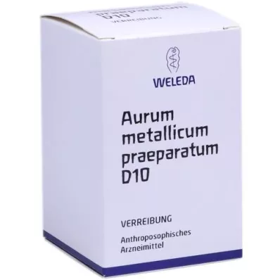 AURUM METALLICUM PRAEPARATUM Trituración D 10, 50 g