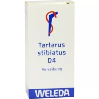 TARTARUS STIBIATUS Trituración D 4, 20 g