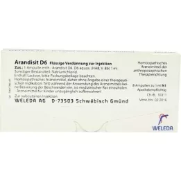 ARANDISIT D 6 ampollas, 8X1 ml