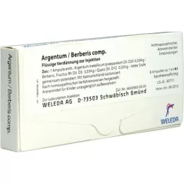 ARGENTUM/BERBERIS comp. ampollas, 8 piezas