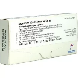 ARGENTUM D 30/ECHINACEA D 6 ampollas AA, 8 piezas