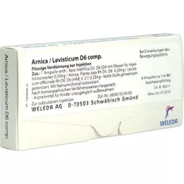 ARNICA/LEVISTICUM D 6 comp. ampollas, 8X1 ml