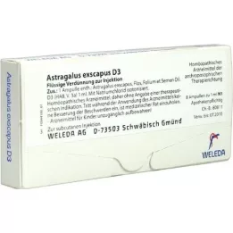 ASTRAGALUS EXSCAPUS D 3 ampollas, 8X1 ml