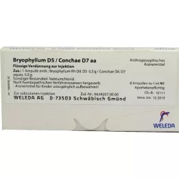 BRYOPHYLLUM D 5/Conchae D 7 ampollas, 8X1 ml