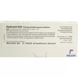 DYSKRASIT D 20 ampollas, 8X1 ml